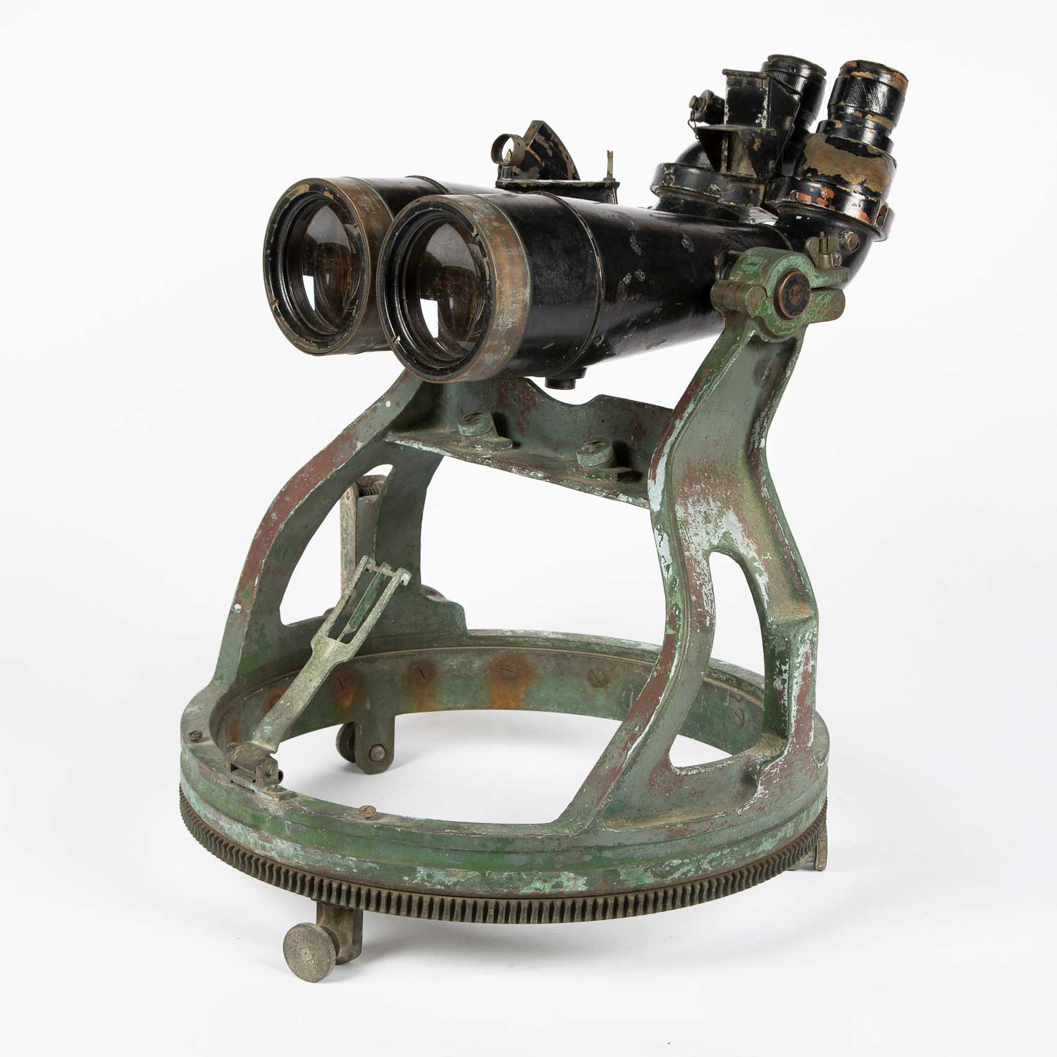 WWII TOKO 15 x 80 binoculars on revolving spotters mount
