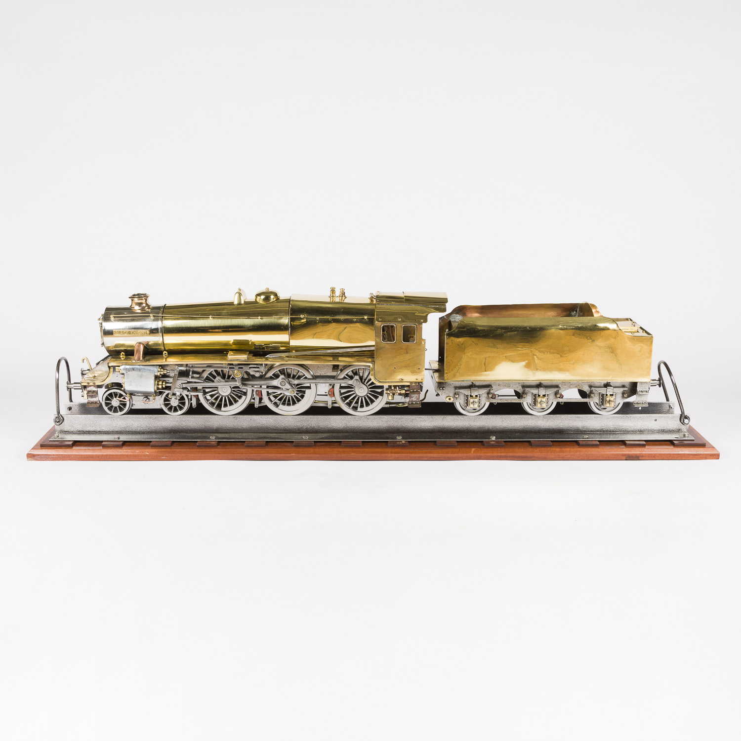 3 ½ inch gauge model of the 4-6-0 steam locomotive the Black Knight