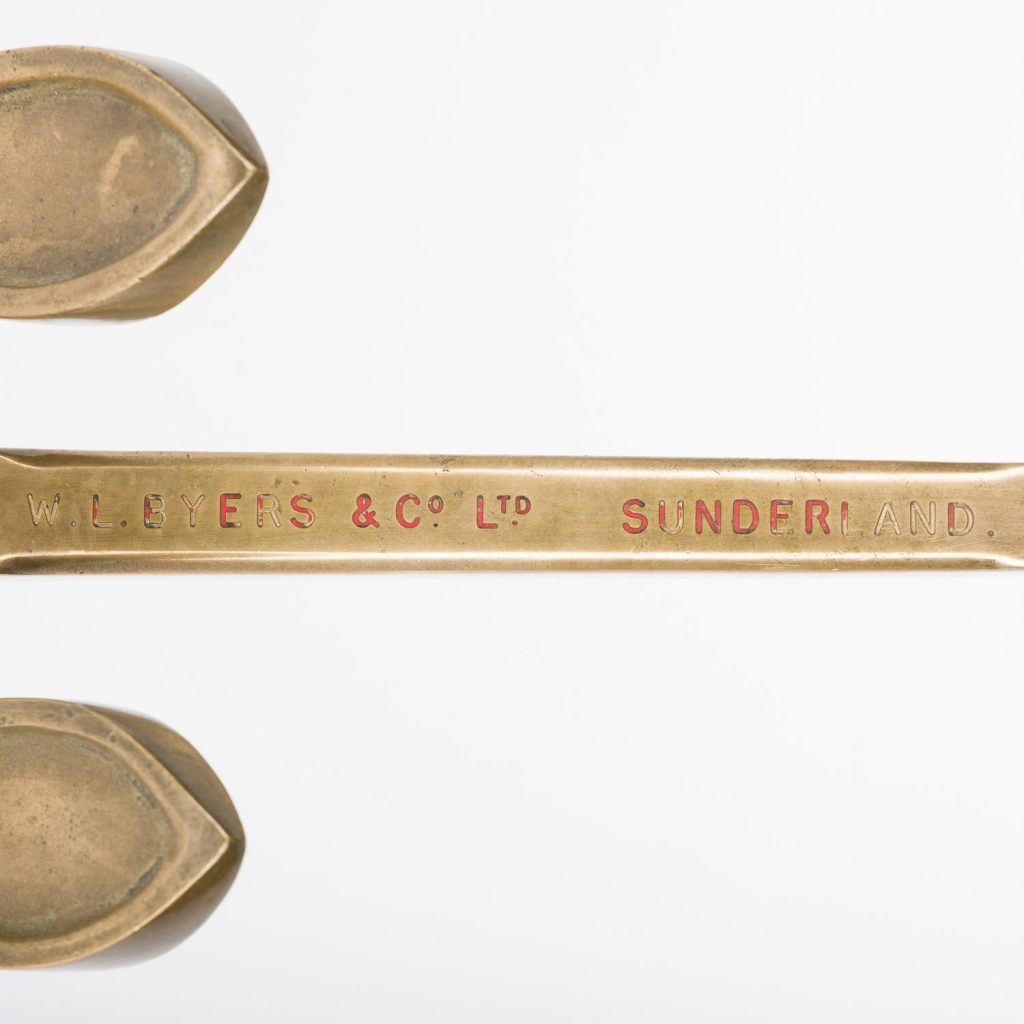 Model of a W L Byers stockless anchor