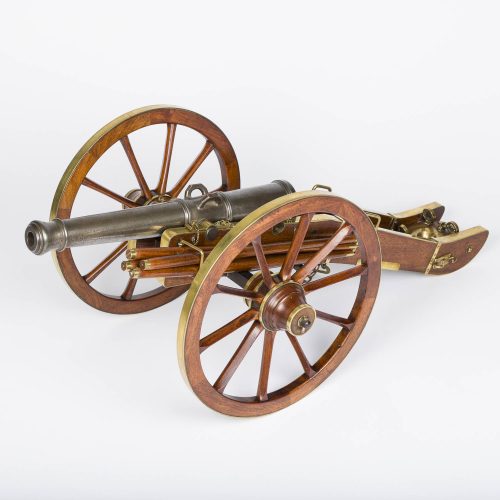 Scale model of a Gribeauval 12 pound cannon